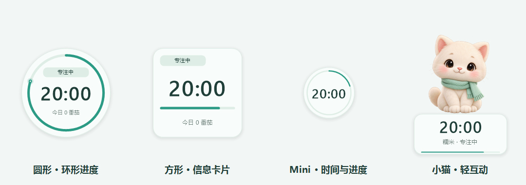 小部件亮色样式